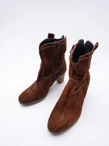 Ralph Harrison Damen Stiefelette Stiefel Leder braun Größe 38 EU Artikel - Bild 1 von 4