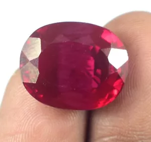 Utah Beryl Bixbite Red Emerald 26.80 Carat Natural Oval Gemstone Certified E5405 - Bild 1 von 8
