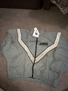 New Vintage US Army IPFU Jacket Mens 2XL Regular Reflective Windbreaker DSCP NWT - Picture 1 of 7
