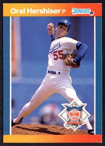 1989 Donruss All-Stars Orel Hershiser Los Angeles Dodgers #50