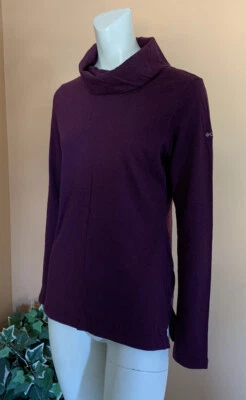 Columbia Atlético Senderismo Aire Libre Pullover Sudadera Top Para Mujer Talla S Púrpura  Foto 1 de 4