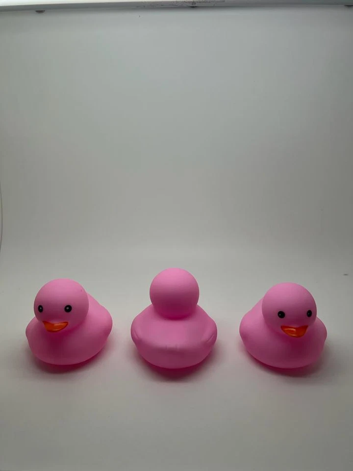 Pack De 3 Patos De Goma De Todos Los Colores Coleccionables Patos De Goma A Granel Juguetes De Baño Foto 1 de 4