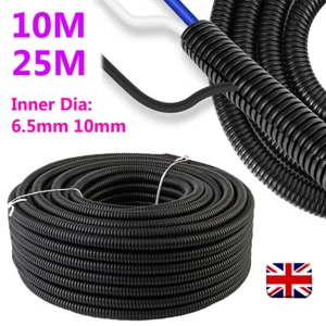 10/25M Flexible Conduit Cable Protector Split Wire Loom Harness Sheathing Tubing - Picture 1 of 4