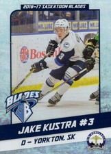 2016/17 Saskatoon Blades - JAKE KUSTRA