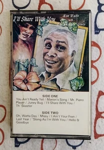 Ken Watts & The Swingin' Gents I'll Share With You 1980 Cassette Album VG+/VG - Picture 1 of 5