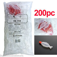 200 X Disposable Soy Sauce Fish Shape Container Bottle 200pc