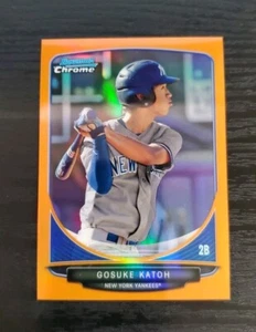 2013 Bowman Chrome Orange #BDPP37 Gosuke Katoh /25 - Picture 1 of 2
