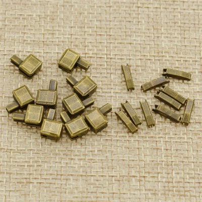 10 Sets 3# Metal Zipper Repair Zipper Stopper for DIY Accessories Tailor Tools - Image 1 of 4