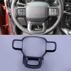 Abs Carbon Fiber Steering Wheel Panel Cover Trim Fit For Ford F150 F-150 2021-22