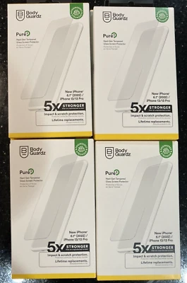 Lot of 24 BodyGuardz Pure 3 Glass Screen Protector for iPhone 13 & 13 Pro - Image 1 of 4
