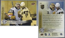 2020-21 Upper Deck Game Dated Moments April Gold /100 Marc-Andre Fleury #39
