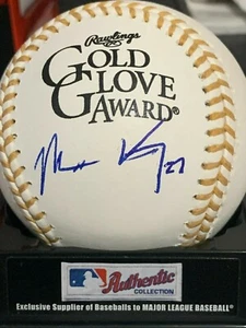 MATT KEMP  LOS ANGELES DODGERS   SIGNED OML GOLD GLOVE  BASEBALL - Picture 1 of 1