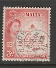 1956 Malta 3D The King's Scroll Sg 272