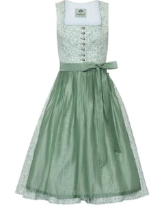 Berwin Midi-Dirndl mit Blumenmuster midi Dirndl Balkonett-Ausschnitt Kragenlos - Bild 1 von 6