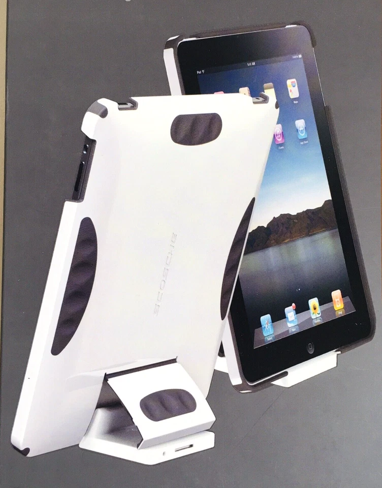 Scosche Slikback Polycarbonate And Rubber Hybird Case For iPod White Bx-243 - Image 1 of 4