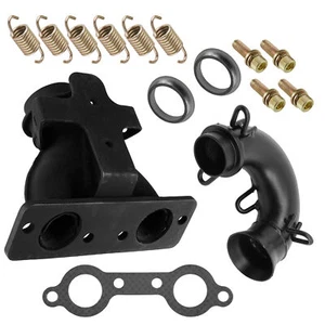 Exhaust Manifold and Elbow Pipe Kit For Polaris Ranger Crew 800 2012-2014 - Picture 1 of 8