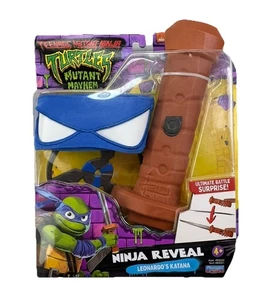 TMNT Mutant Mayhem Ninja Reveal Leonardo Katana Rollenspiel Set - Kinder Kostüm Spielzeug - Bild 1 von 3