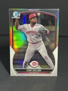 2023 Bowman Chrome Cam Collier Chrome Prospects Refractor #/499 Cincinnati Reds - Picture 1 of 2
