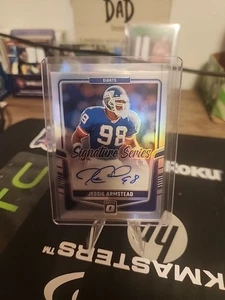 2024 Donruss Optic Jessie Armstead Signature Series Silver Prizm Auto Giants - Picture 1 of 2
