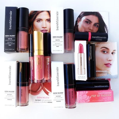bareMinerals Moxie Lipgloss BarePro Gen Nude Liquid Lip – MINI size CHOOSE YOURS - Image 1 of 3