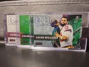 💥🏈3 - Caleb Williams 2023 Wild Card QB1 On The Clock #/# Football Bears USC🏈💥 - Bild 1 von 5