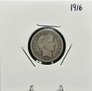 Moneta da barbiere 1916, 90% argento, bella! 🔥 - Foto 1 di 2