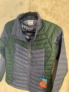 Columbia Women small Powder Lite II Full Zip Jacket puffer thermal reflective - Picture 1 of 17