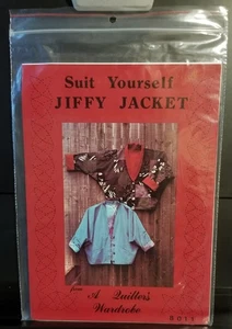 Vintage 1990 Jiffy Jacket - Dolman Sleeve - Anne Colvin - Quilter's Wardrobe #8011 - Bild 1 von 2