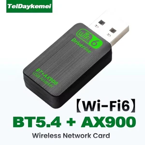 USB WiFi6 WiFi Dongle Wireless network Adapter 900Mbps Dual Band 2.4G/5G AX900 - Picture 1 of 6
