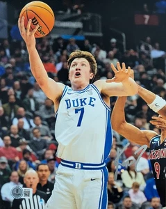 Kon Knueppel Signed Autographed 8x10 Photo Duke Blue Devils Beckett BAS COA - Picture 1 of 1