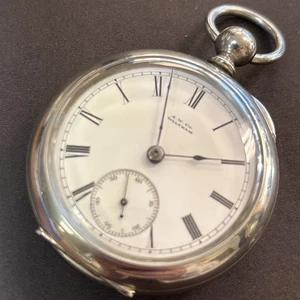 1889 Waltham APPLETON TRACY Pocket Watch 15J 18s Model 1883 Working KEEPS TIME - Picture 1 of 16