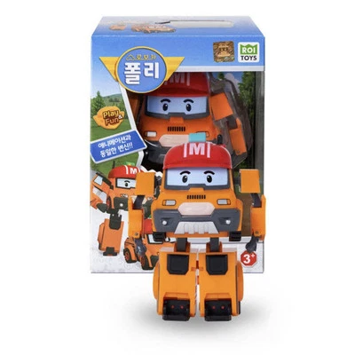 RoboCar Poli 4’ Mark Transforming Robot Toy For Kids 4inch - Image 1 of 2