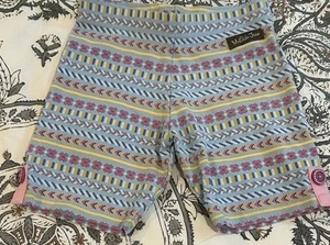 Matilda Jane Girls Shorties Blue Pink Aztec Design Size 6 - Picture 1 of 8