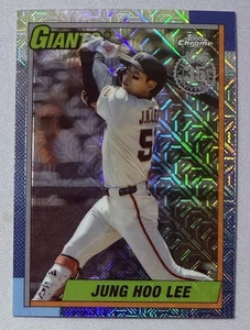 Aggiornamento Topps 2025 aggiornamento Jung Hoo Lee Silver Pack Chrome Mojo #U90C-99 Giants - Foto 1 di 2