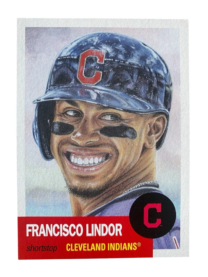 2018 TOPPS LIVING SET #61 FRANCISCO LINDOR CLEVELAND INDIANS - Image 1 of 2