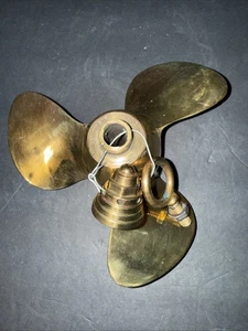 MICHIGAN SMC36 BRASS BRONZE PROP PROPELLER BOAT SHIP MARITIME DECOR - Picture 1 of 5