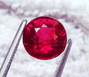 Rubis Rouge Naturel Non Traité Non Chauffé 3,60 Ct Gemmes Libres Certifiées - Picture 1 of 6