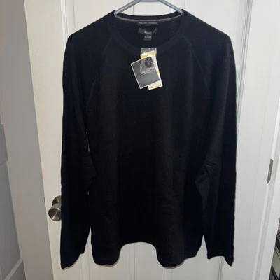 Suéter Alfani 100 % cachemir negro talla M nuevo con etiquetas Foto 1 de 4