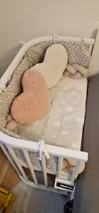 babybay comfort weiß ohne Befestigungsgurt, Matratze wie neu - Bild 1 von 6