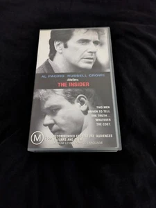 The Insider VHS 1999 Cassette Tape, Thriller, Al Pacino, Russell Crowe PAL VGC - Picture 1 of 1