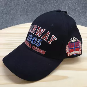 Norway 1905 Baseball Cap Mens Blue One Size Adjustable Embroidered Logo NEW - Picture 1 of 17