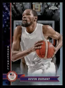 Kevin Durant 2024 Topps Chrome U.S. Olympics & Hopefuls #66 Refractors USA - Bild 1 von 2