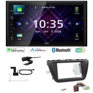 JVC Autoradio Apple CarPlay Android  DAB+ für Suzuki SX4 S-Cross ab 2013 schwarz - Bild 1 von 8