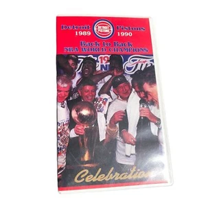 Vintage Detroit Pistons 1989-1990 Back to Back NBA World Champions Celebrations - Foto 1 di 4
