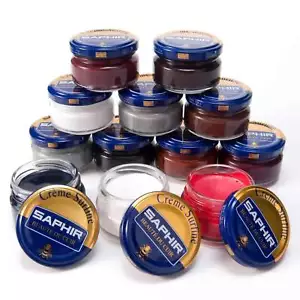 SAPHIR CREAM SURFINE PREMIUM SHOE POLISH - 1.48 oz ALL COLORS Made in France - Picture 1 of 29