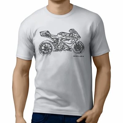 JL Illustration For A MV Agusta F4 RC 2017 Motorrad Fan T-Shirt - Bild 1 von 4