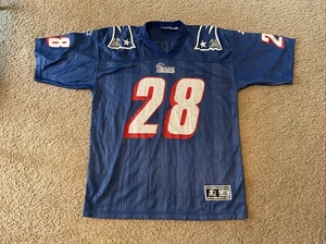 Vintage New England Patriots Starter Curtis Martin 28 NFL jersey Sz L/XL - Picture 1 of 10