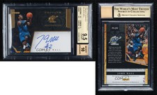 2010-14 Panini John Wall #PS-JW BGS 9.5 GEM MINT Rookie Auto RC
