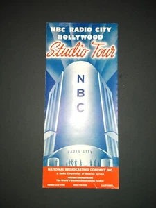 1940 Brochure For The NBC Radio City Hollywood Studio Four - Picture 1 of 4