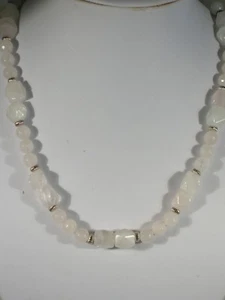 20" Quartz Bead Necklace - Bild 1 von 2